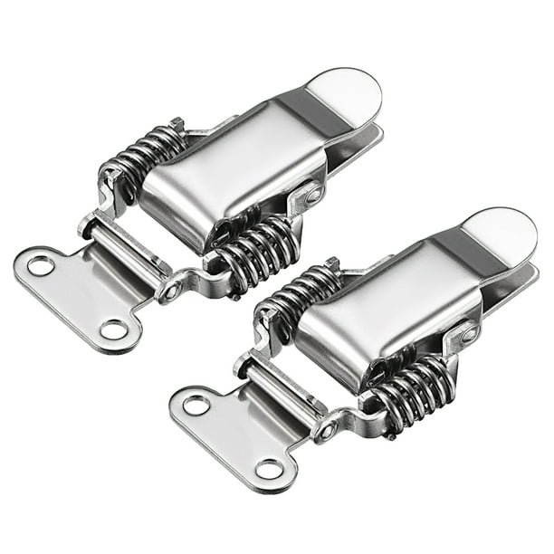 Package of 8 49mm Length 304 Stainless Steel Safety Clamps for Box Case Clamps Spring Lever Locks Package of 8 49mm Length 304 Stainless Steel Safety Clamps for Box Case Clamps Spring Lever Locks